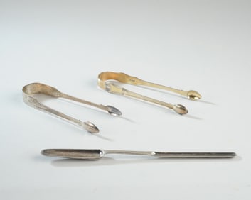 Antique English Sterling Silver Mixed Grouping