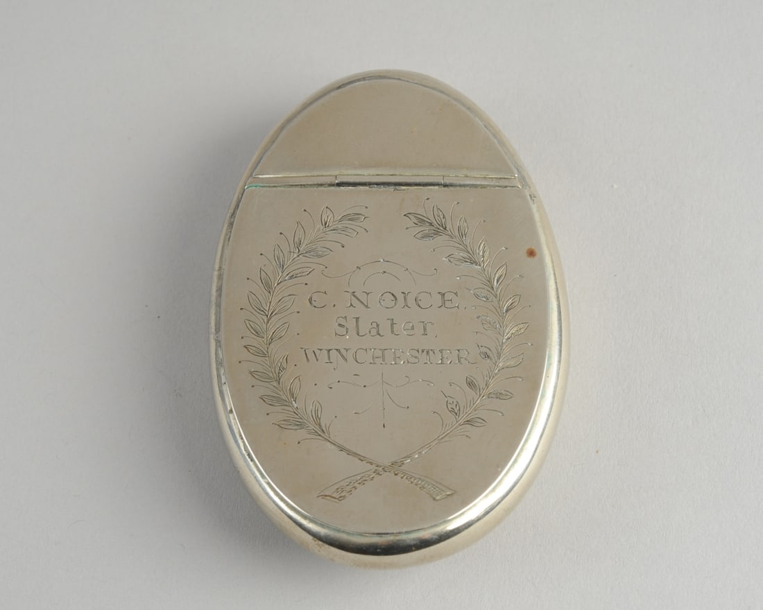 Victorian Silver Plated Pocket Snuff / Tobacco Box (1 of 5)