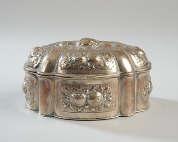 German Vintage / Antique 800 Silver Lidded Box