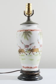 Asian Porcelain Vase as Lamp