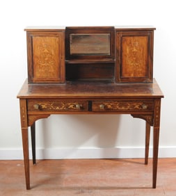 Early 20th C. Rosewood Veneer Dressing Table