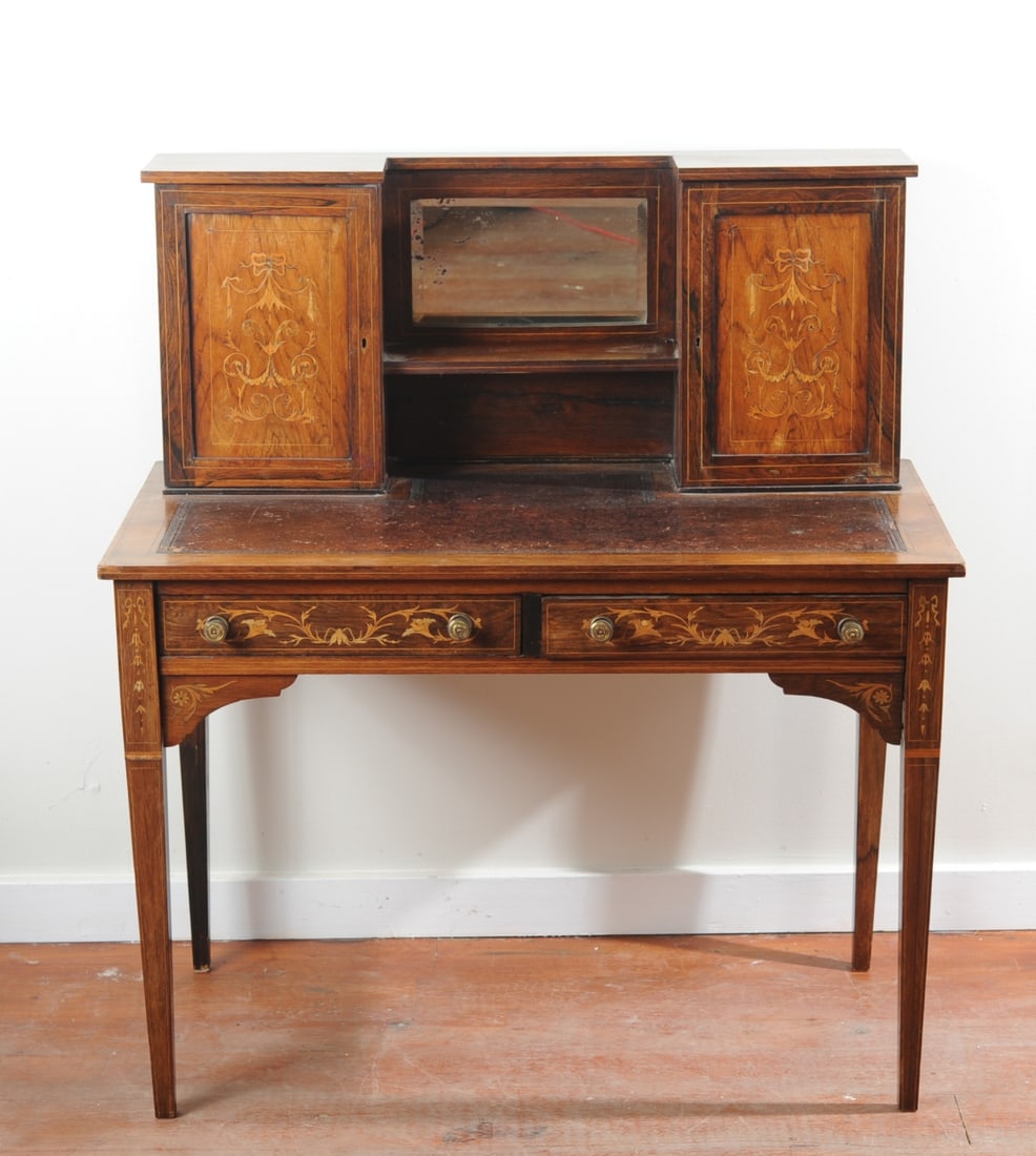 Early 20th C. Rosewood Veneer Dressing Table (1 of 11)