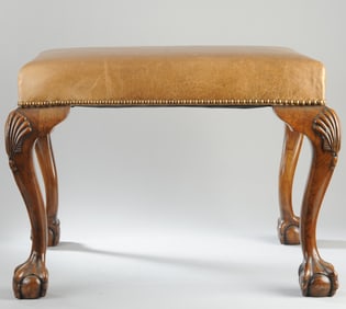 Antique Chippendale Style Stool
