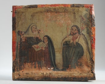 18th C.- early 19th C. Mexican Retablo Painting