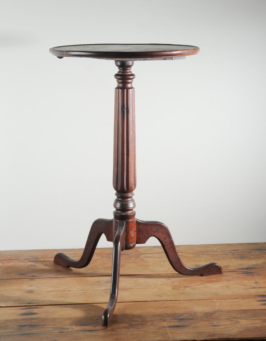 Antique American Black Walnut Candlestand (1 of 7)