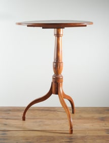 Antique New England Tilt Top Candlestand