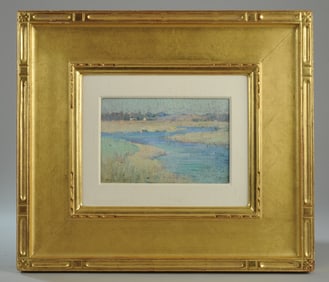 Plein Air Impressionist Style Painting