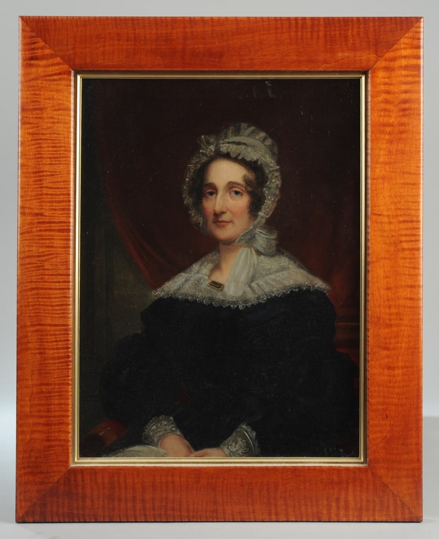 American School, Mid 19th C. Portrait of a Lady (1 of 6)