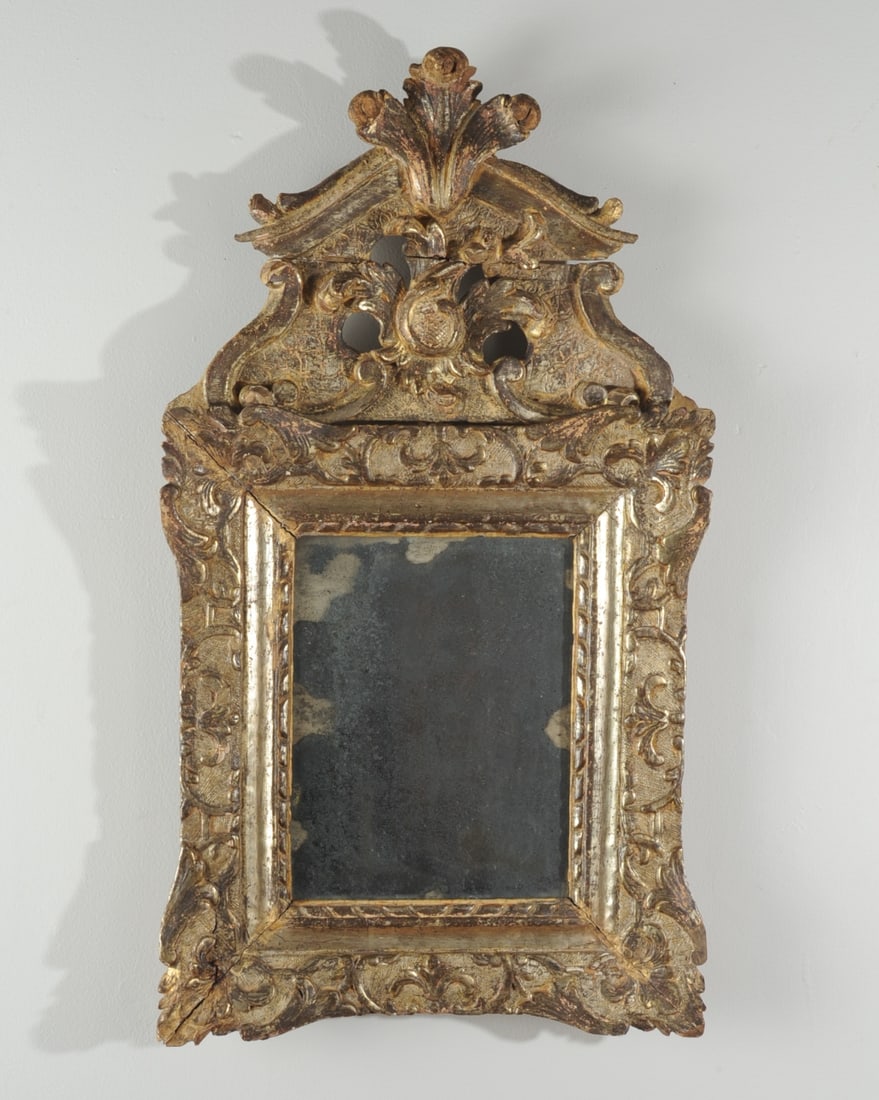 18th C. Italian Rococo Giltwood Mirror (1 of 11)