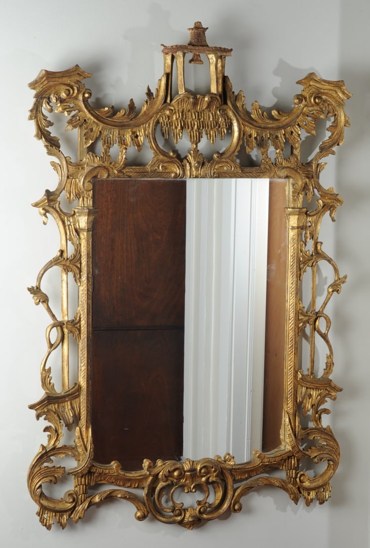 Vintage Chinese Chippendale Style Mirror (1 of 16)
