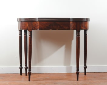 Early 19th C. Philadelphia Neoclassical Game Table