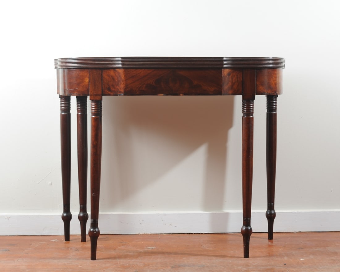 Early 19th C. Philadelphia Neoclassical Game Table (1 of 8)