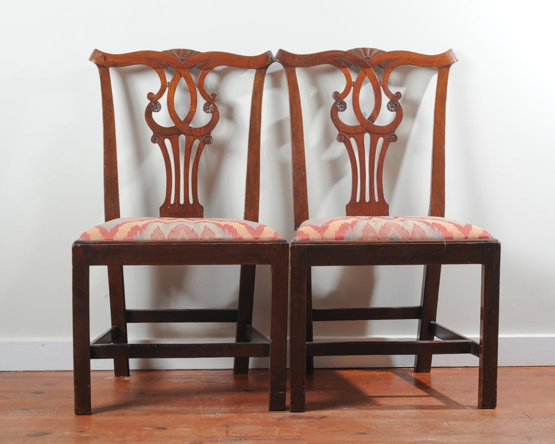 Pair 18th. Rhode Island Side Chairs (1 of 13)