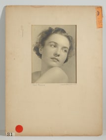 Constance Bannister Signed Self Portrait, 1936