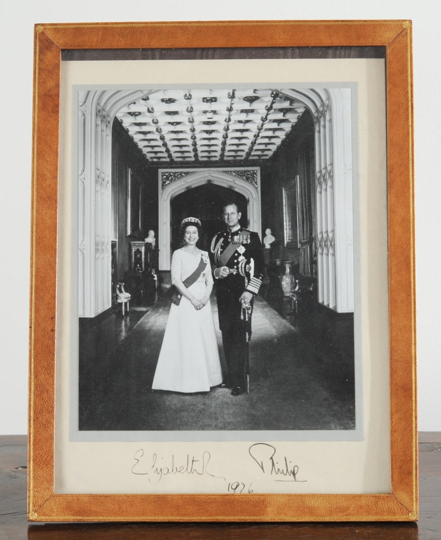 Queen Elizabeth II & Prince Philip Signed Photo (1 of 5)