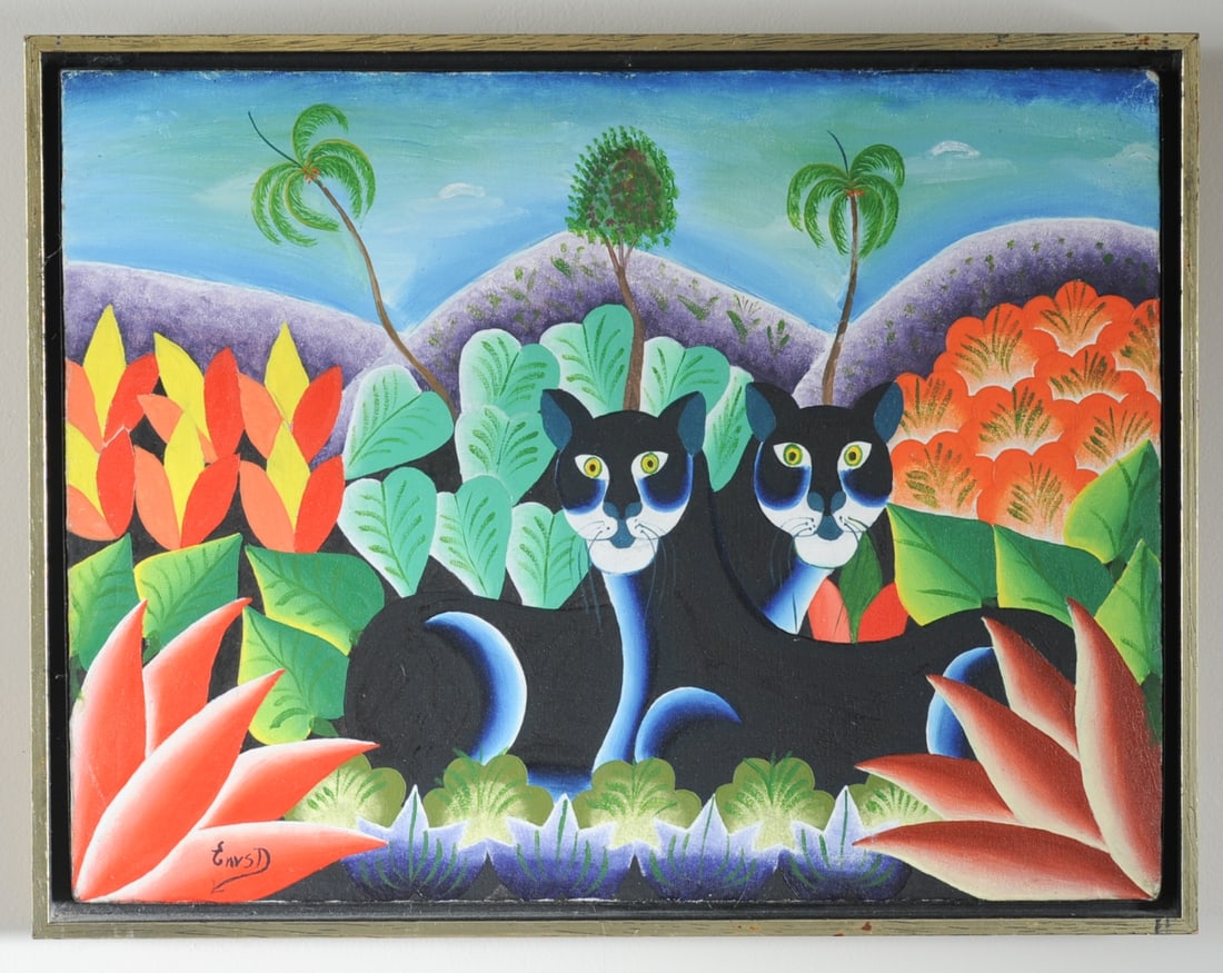Haitian Naive School Painting (1 of 6)