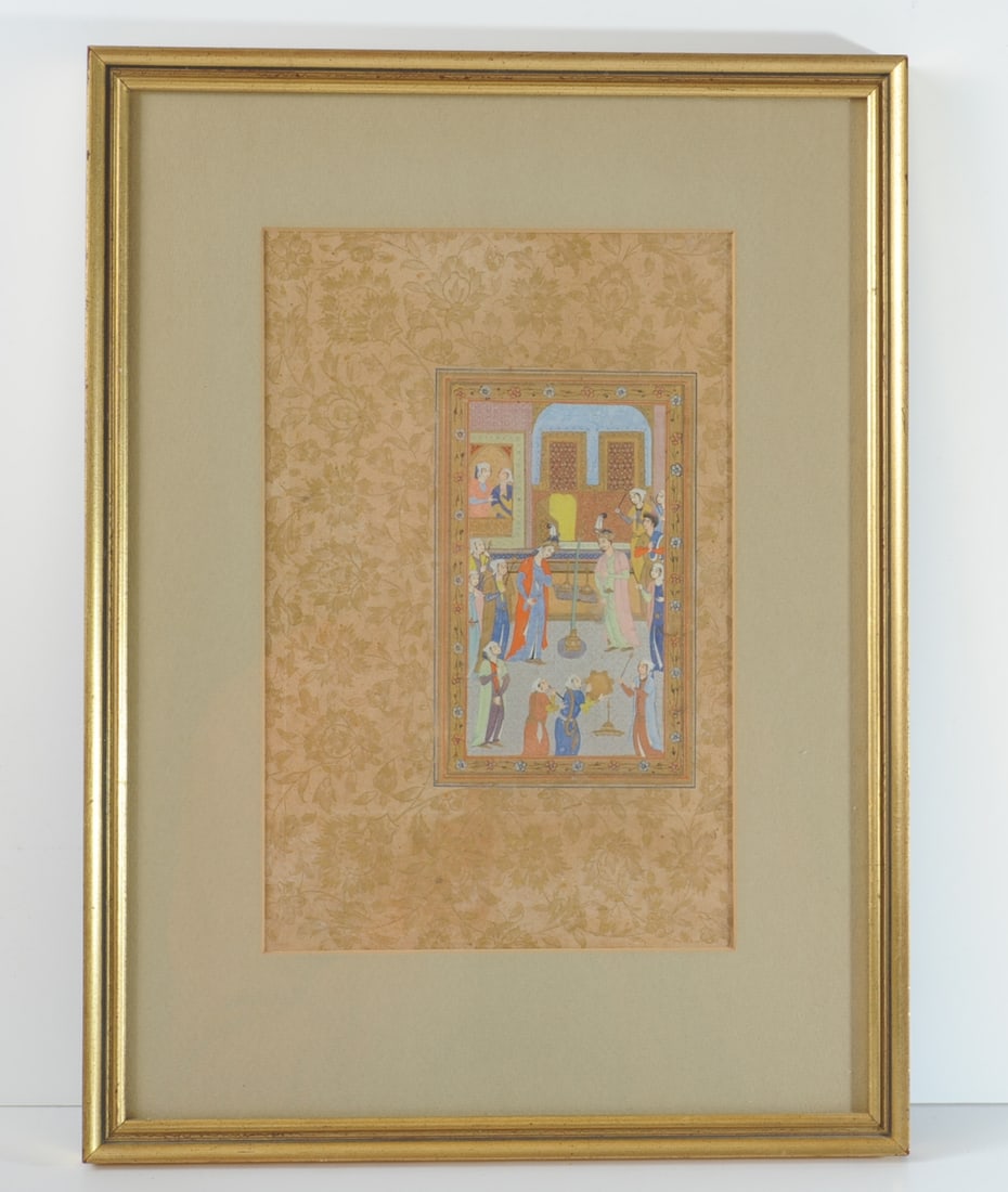 Late Qajar Persian Miniature Painting (1 of 3)