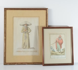 Two 18th C. French Orientalist Engravings