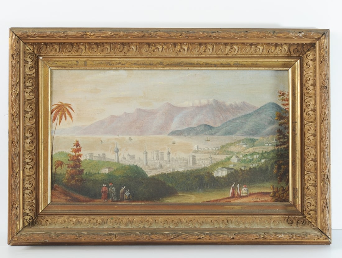 19th C. Grand Tour Orientalist Painting, Beirut (1 of 9)