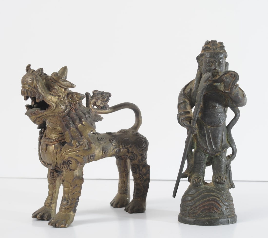 Antique Chinese Bronze Figure of Immortal (1 of 8)