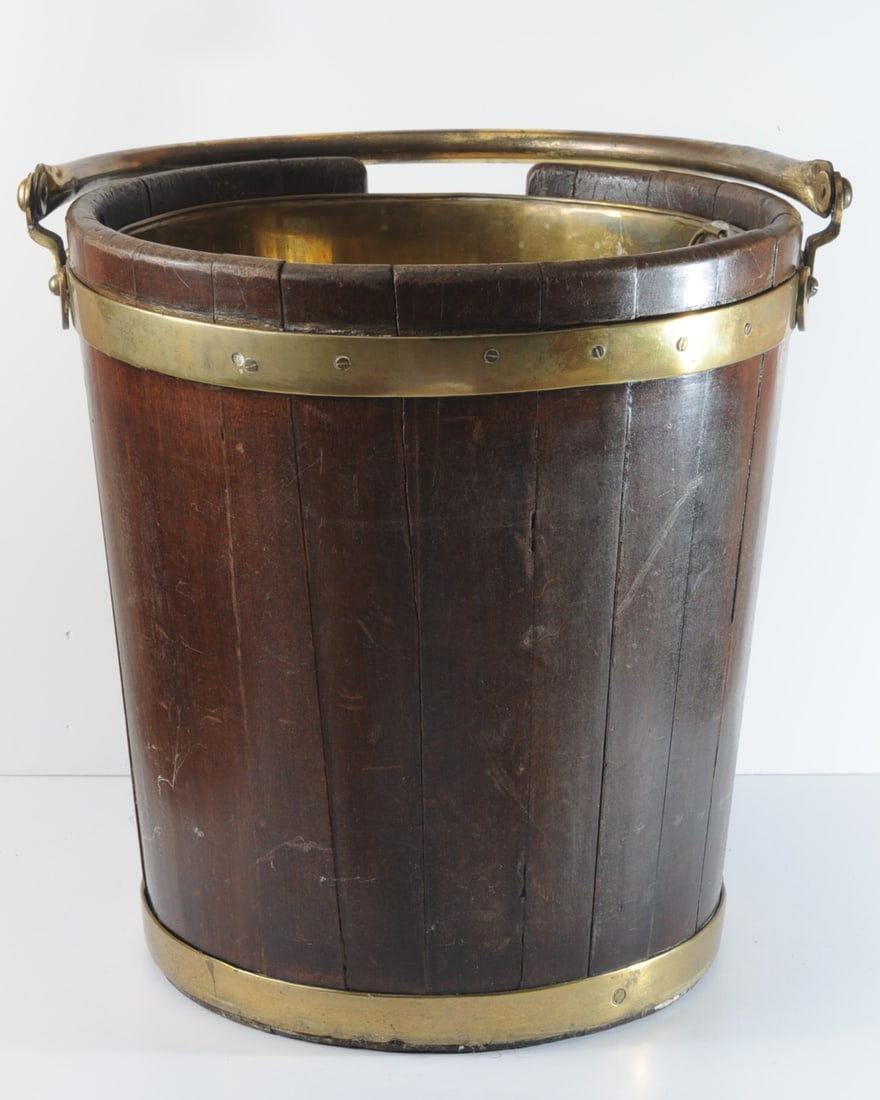 Victorian Brass-Lined Coal Bucket (1 of 9)