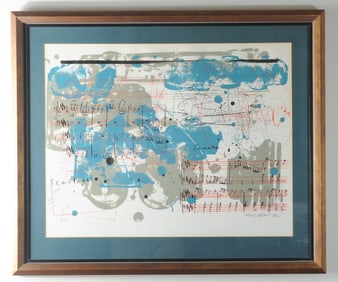 Sam Middleton (1927 - 2015) Signed Screenprint