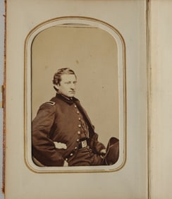 Two Civil War Era CDV Albums some Brady Backstamps