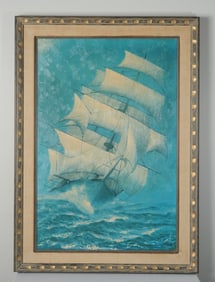 Violet Parkhurst (US, 1921 - 2008) Oil on Canvas