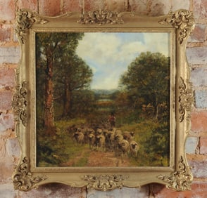 19th C. European Pastoral Painting