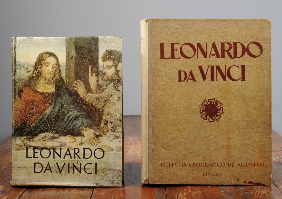Pair 1956 Leonardo da Vinci Art Monographs (1 of 17)