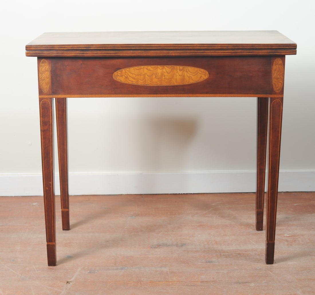 Early 19th C. English Inlaid Games Table (1 of 12)