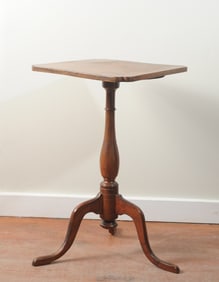 Antique Maple New England Candlestand