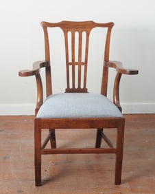 English George III Mahogany Armchair