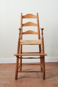 Antique New England Child's High Chair