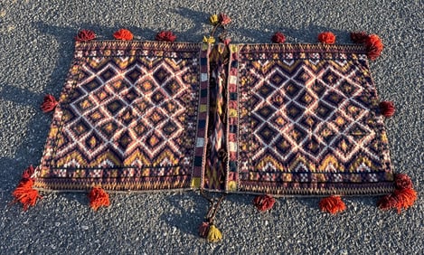 Antique Shahsavan Saddlebag