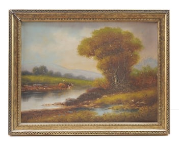 Oil on Canvas Signed B.W. Perry