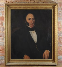 Oil on Canvas Portrait of a Gentleman