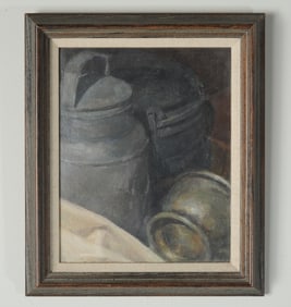 20th C. Oil on Canvas Still Life
