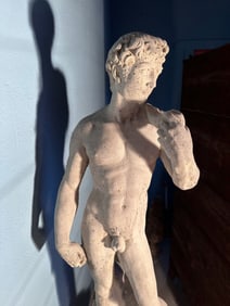 Cement Garden Figure after Michelangelo's David