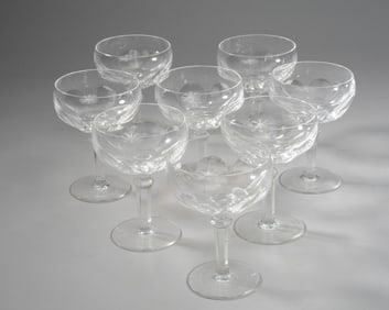 8 Waterford Kathleen Crystal Stems