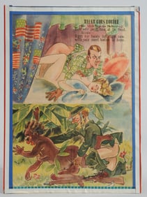 WWII Japanese Anti-Allied Propaganda "Slick Yank"