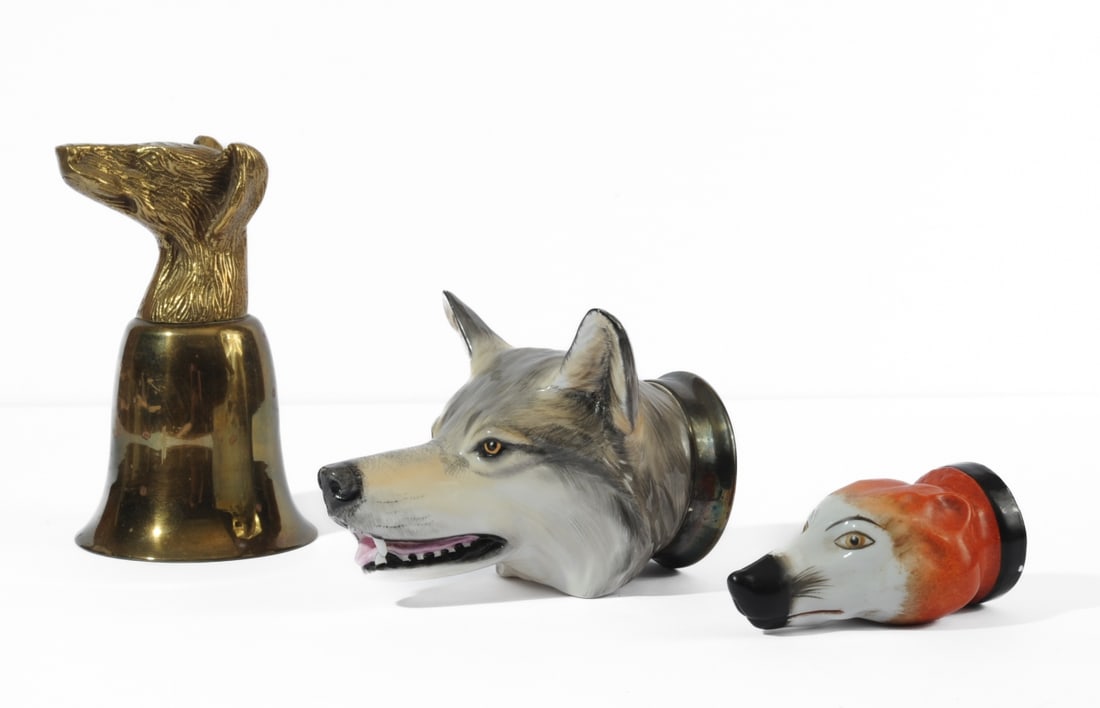 A Group of Three Stirrup Cups (1 of 6)