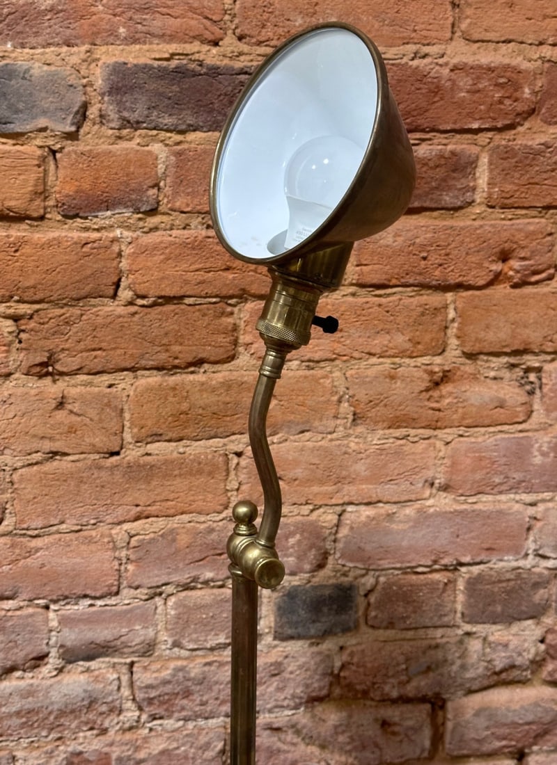 Adjustable Brass Floor Lamp - 7
