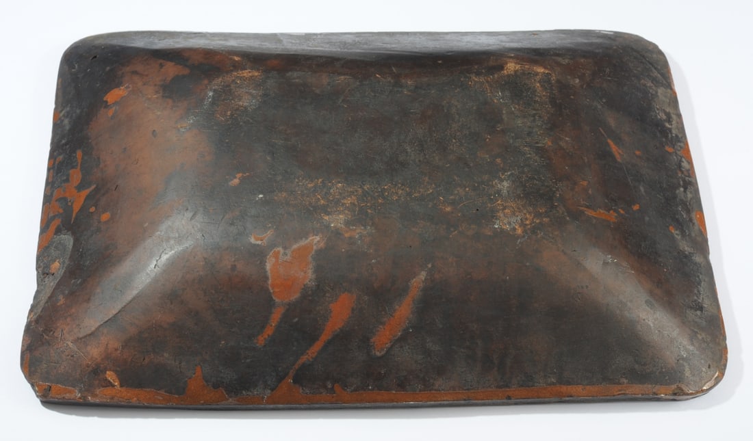 Large 18th C. Slip Decorated Redware Dish - 7