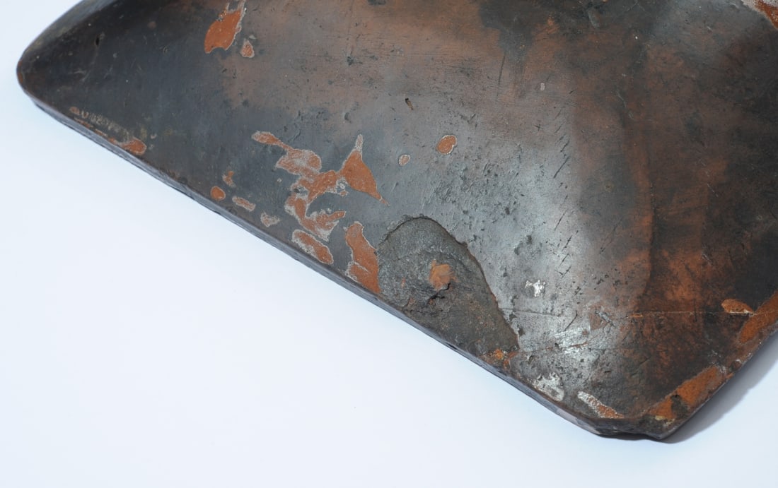 Large 18th C. Slip Decorated Redware Dish - 9