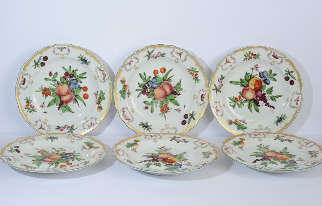 Six Mottahedeh Duke of Gloucester Plates (1 of 8)