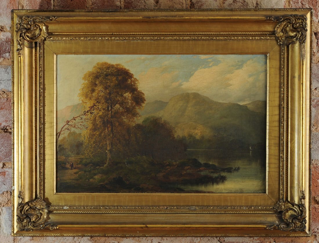 European School, Oil Painting of Loch Katrine (1 of 7)