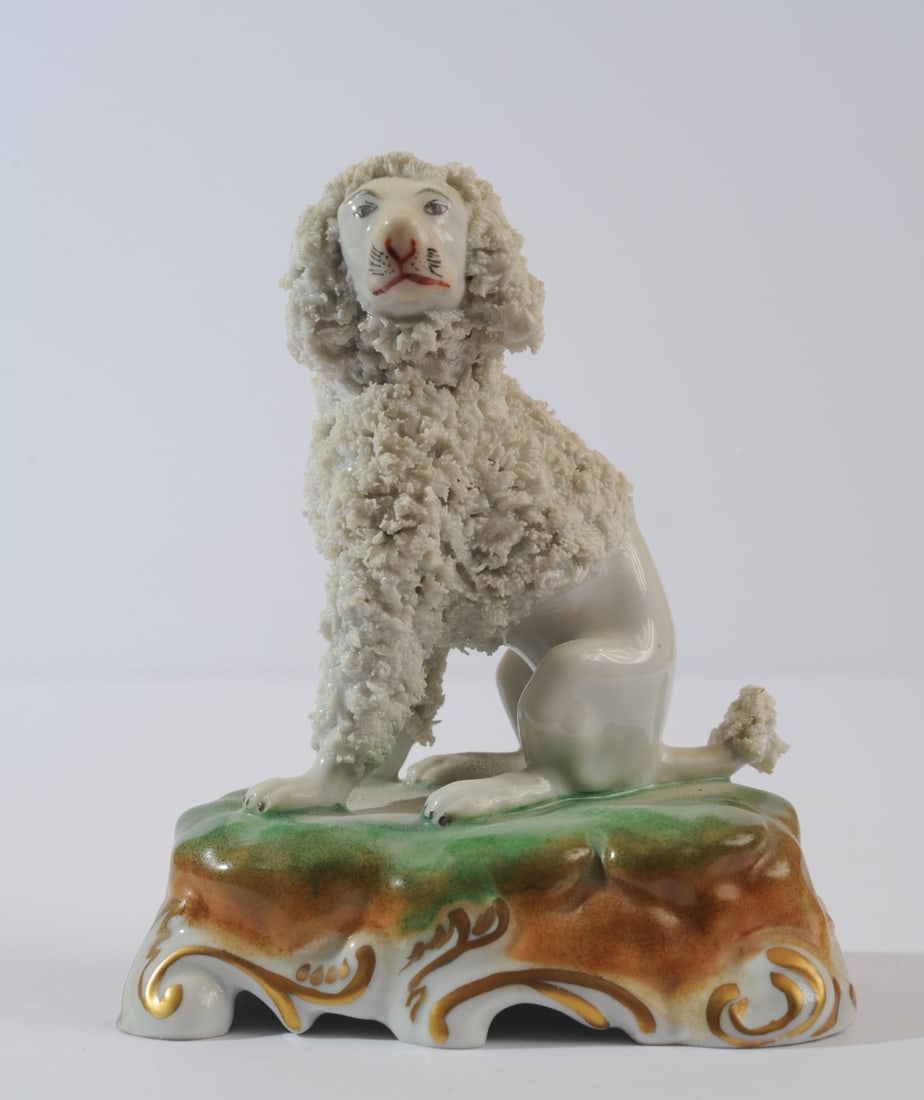 Dresden Porcelain Poodle (1 of 7)