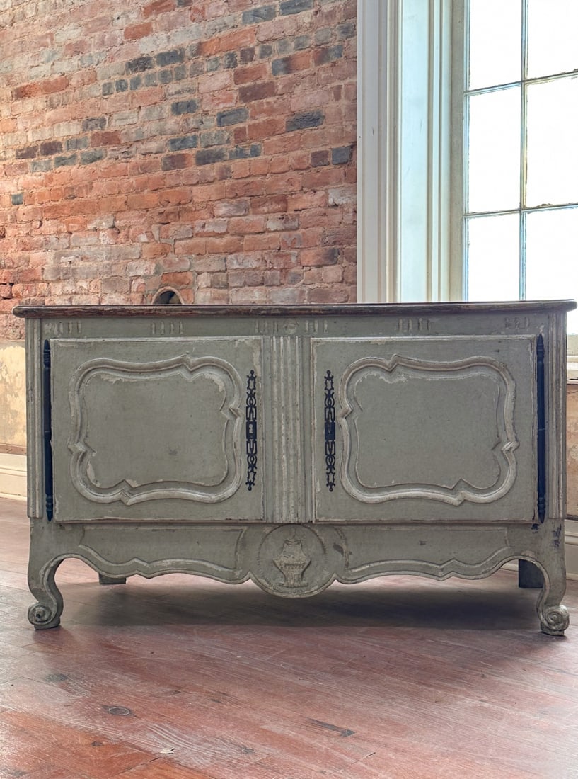 Continental Painted Cabinet with Faux Marble Top (1 of 20)