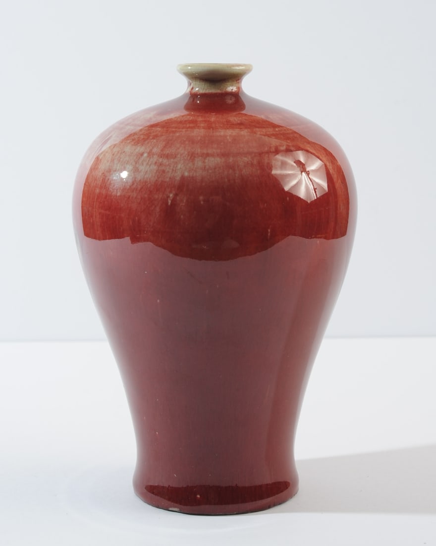Chinese Late Qing / Republic Oxblood Vase (1 of 5)